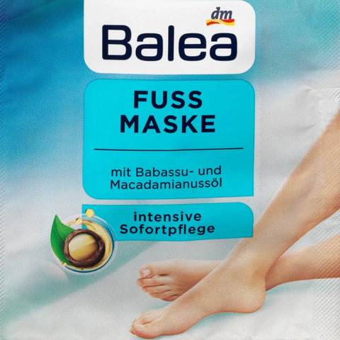 Balea - Masque crème pour les pieds, soin intensif immédiat