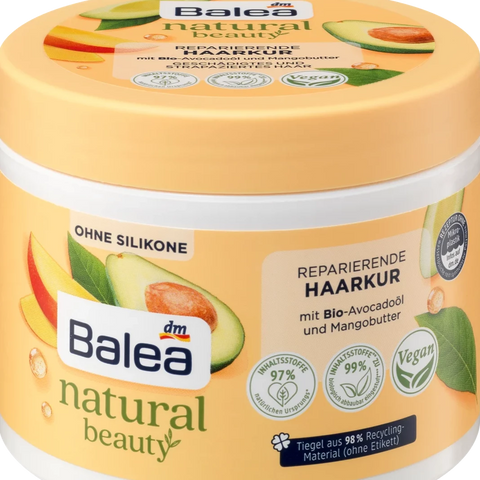 Balea - Masque capillaire réparateur Natural Beauty - 300 ml