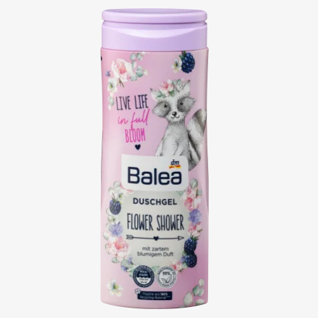 Balea - Gel de douche Flower Shower, 300 ml