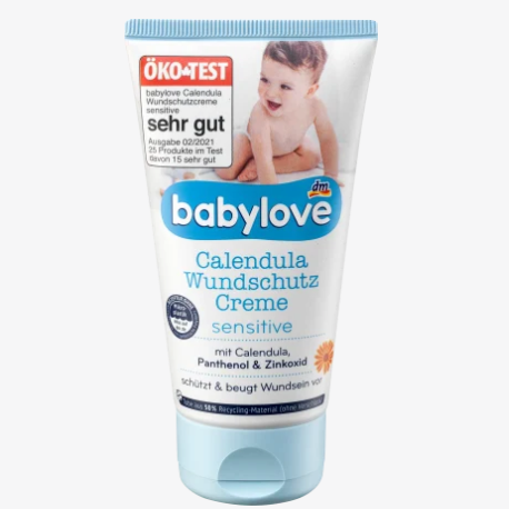 Babylove - Crème de protection des plaies sensibles Calendula - 75ml