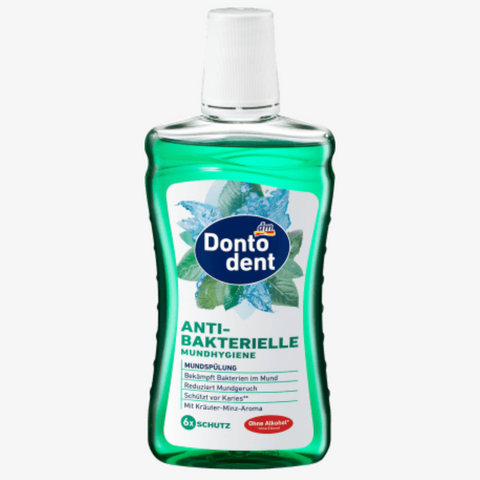 Dontodent - Bain de bouche antibactérien hygiène bucco-dentaire, 500 ml