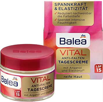 Balea - Q10 crème de jour anti-rides SPF15 - 50 ml