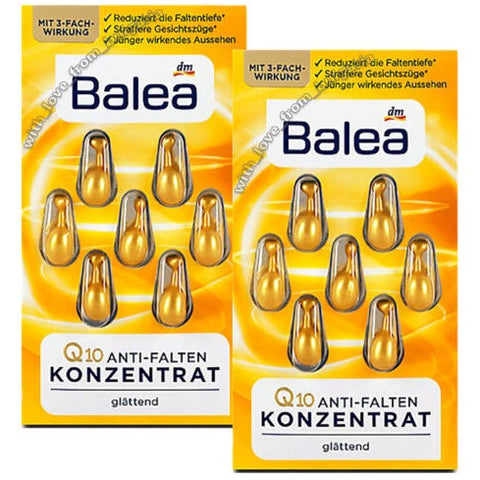 Balea - Concentré Q10 anti-rides, 7 pièces