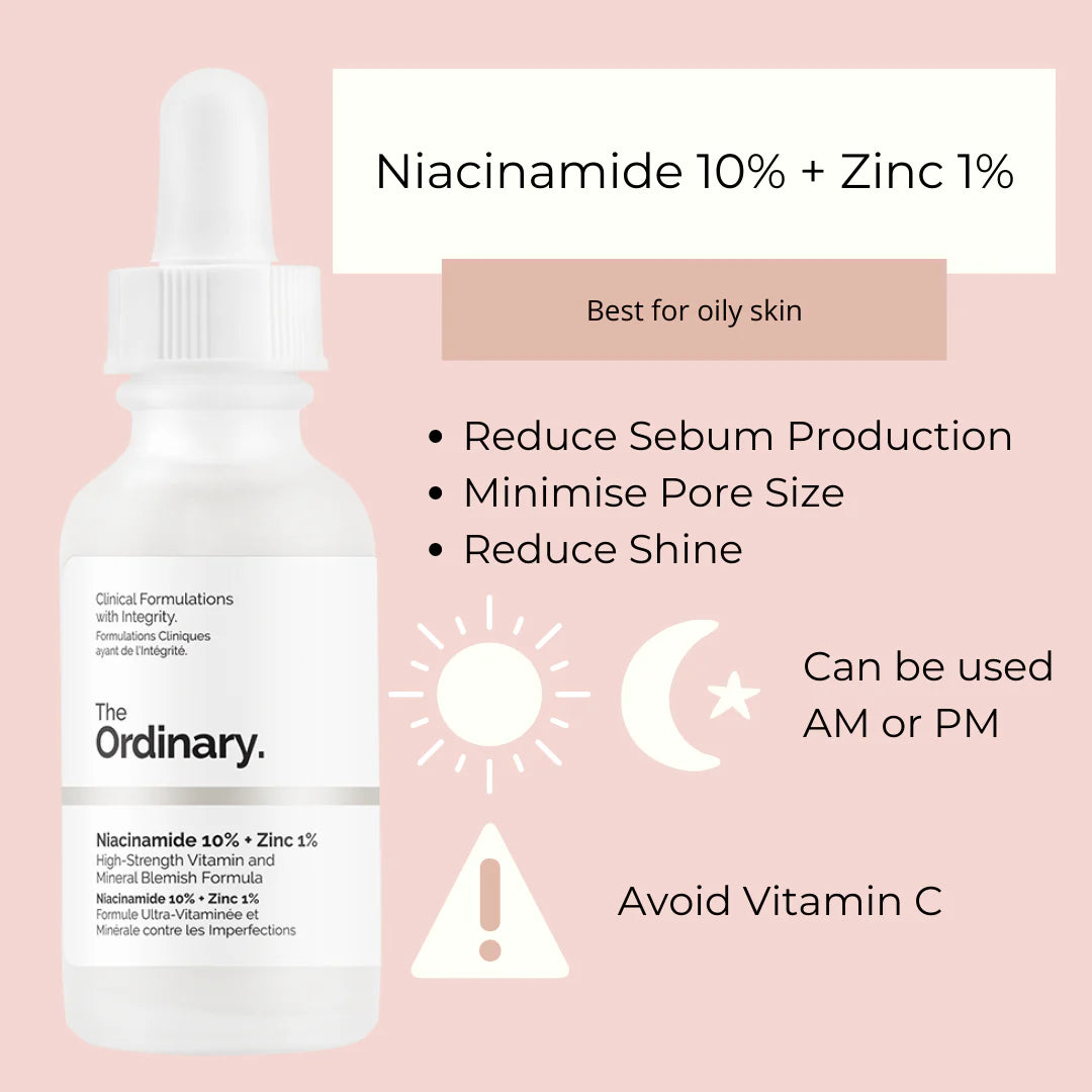 The Ordinary | نياسيناميد 10% + زنك 1% - سيروم