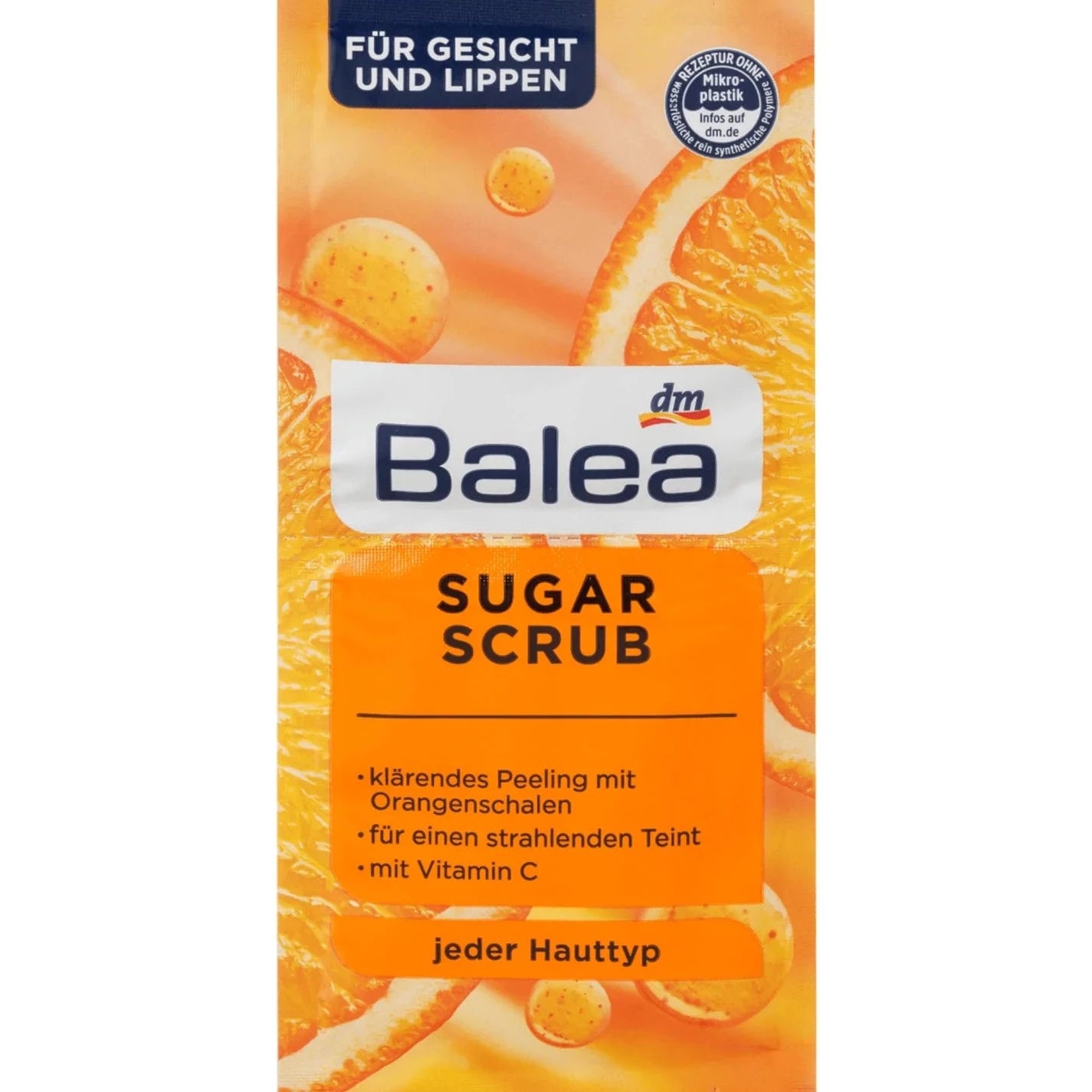 Balea - Gommage exfoliant pour visage à la Vitamine C - 2 Doses