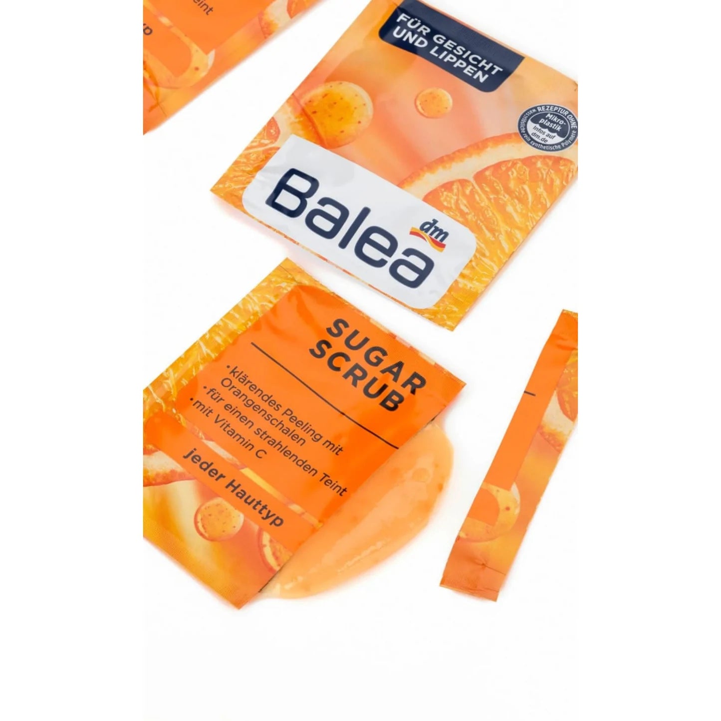 Balea - Gommage exfoliant pour visage à la Vitamine C - 2 Doses