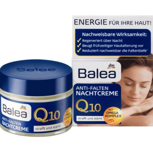 Balea -  Vital crème de nuit anti-rides, 50 ml