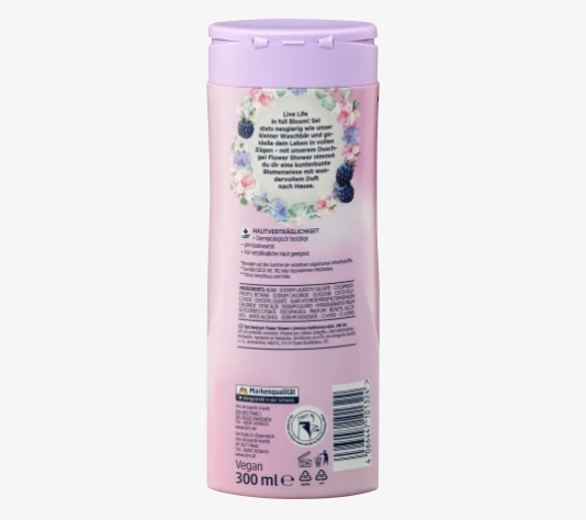 Balea - Gel de douche Flower Shower, 300 ml