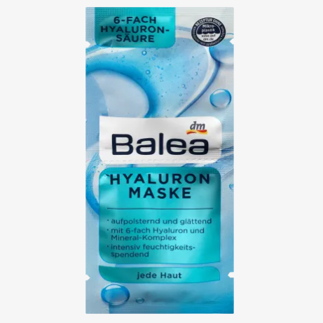 Balea - Masque Hyaluronique, 16 ml - 2 Doses