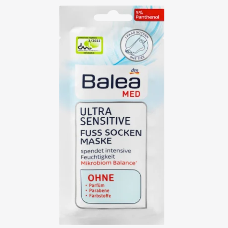 Balea - Masque de pieds Ultra Sensibles (1 paire), 2 pcs